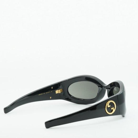 NEWEST GUCCI GG1247S 001 BLACK/GREY SUNGLASSES - Picture 10 of 10